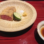 銀座 しのはら - 飛騨牛のカツ