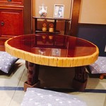 陽だまり - お座敷のテーブル