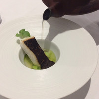 Grand rocher - マナガツオに海藻、貝スープ