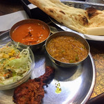 INDIAN RESTAURANT AHILYA - Ｂセット チキンバター ベンガルバルタ 990円