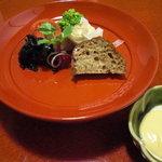 Shoujin Ryouri Ajiro - 木耳、長芋、油麩、菜の花の湯葉巻。