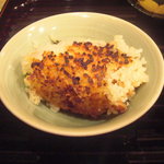 大神 - 蛸の炊き込みごはん(オコゲたっぷり)。