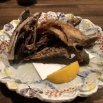 博多鯖郎 - 後作りの骨せんべい