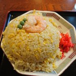 パリスタ飯店 - 海老炒飯大盛り