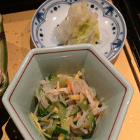 名古屋 魚しゃぶ 濱の季 - 春雨なますと漬物