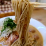 The Noodles & Saloon Kiriya - 冷やしNiboshi_nattou（950円）