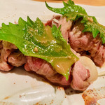 酒肴晴 - 牛しゃぶ