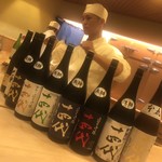 鮨 しゅん輔 - 十四代が勢ぞろい