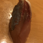 鮨 しゅん輔 - 鯵、出水産、薬味はアサツキのみ
