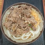 手打ちうどん 一屋 - 肉投入