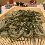 Soba Sengyo Koshitsu Izakaya Murase - 〆物　越後名物！匠のへぎ蕎麦