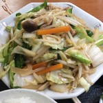 ゑちごや - ボリュームあり。定食の時は、次からご飯減らしてもらお。