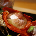 日本料理 幸庵 - いちじく煮とクリームチーズ