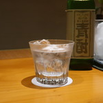 日本料理 幸庵 - 芋焼酎 青酎ロック