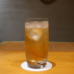 日本料理 幸庵 - アールグレイの梅酒ソーダ割り