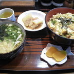 丸衛門 - カツ丼　小うどん付（７８０円）