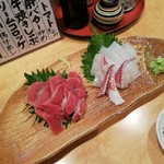 焼酎と手しごと料理の店　まさや - 鮪と赤いか