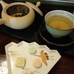 茶カフェ 一煎 - 和菓子(和三盆)セット