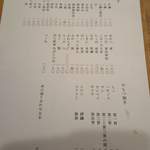 もつ焼 碁ゑん - メニュー①