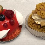 ピエール・エルメ・パリ - 左からエラ、シュー アンフィニマン シトロン