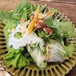 らいおん食堂 - レモンクリームドレッシングのサラダ
