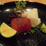 日本料理 たかむら - 目鉢鮪　水蛸　鮃