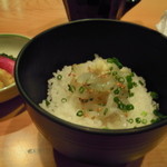 日本料理 たかむら - 槍烏賊汁掛飯