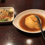 Raian - サラダ・ミニ天津飯