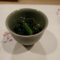 うを徳 - ほうれん草の胡麻和え【2019年2月某日】