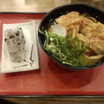 麺家 - 鶏天定食(560円）