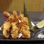 ふぐ屋とら乃介 - 皮の唐揚げ