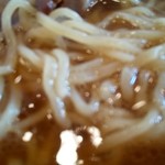 幸楽苑 - 中華そば　麺アップ