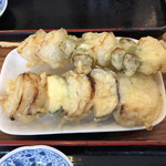 駕籠休み - アイドル天。大将の気まぐれ野菜串天ぷら