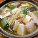 一力魚道楽 - 夏でも食べたい名物「湯豆腐」（寄せ鍋）