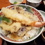 Meigetsuan Ginza Tanakaya - 天丼。