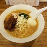 麺屋すみす - 味玉冷し水炊き醤油らーめん全景