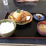 とんかつ すず広 - エビカツ定食