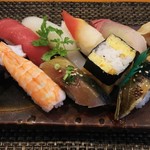 玄海鮨 - 梅にぎり（８００円）＋アナゴ追加分