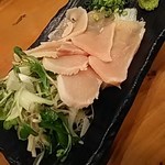 taishuuizakayatoriichizu - 鶏生ハムの炙り刺し