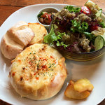 Nord - 「パン詰めグラタン」（1,100円）コーヒー付。