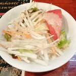 大衆中遊華食堂 八戒 - カリィランチのサラダ