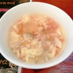 大衆中遊華食堂 八戒 - カリィランチの玉子スープ