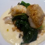 レストラン バカール - 京都　若狭湾　アマダイの松笠焼き 雲丹のエルミネーショル