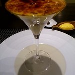 レストラン バカール - クリームブリュレとマンゴーアイスクリーム