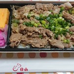 日本橋日山 - 東京Ｘ  豚スタミナ弁当¥800-
