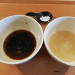 Sagamihara 欅 - 残った昆布水は言えば温め直してくれます。すると昆布の風味が比較的立ち、残ったつけ汁を割り、最後まで美味しく頂けます。