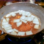 料庵 有とみ - ☆鱧と淡路産玉葱の鱧出汁小鍋