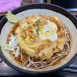 そば うどん 萩 - ついつい手がポチっとしてしまった「キャベツかき揚げそば・冷やし」…