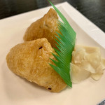 活魚小松 - いなり寿司、バランまで使用されていた。