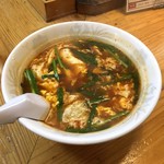 辛麺屋輪 - ハーフ 辛さ3倍 こんにゃく麺 ニンニク少なめ